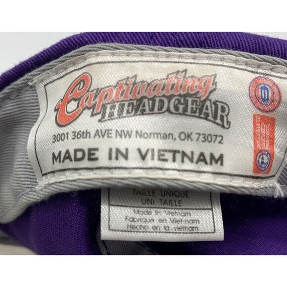 LSU Tigers Captivating Headgear Strapback Hat Adjustable Athletic Cap One Size - Picture 6 of 6